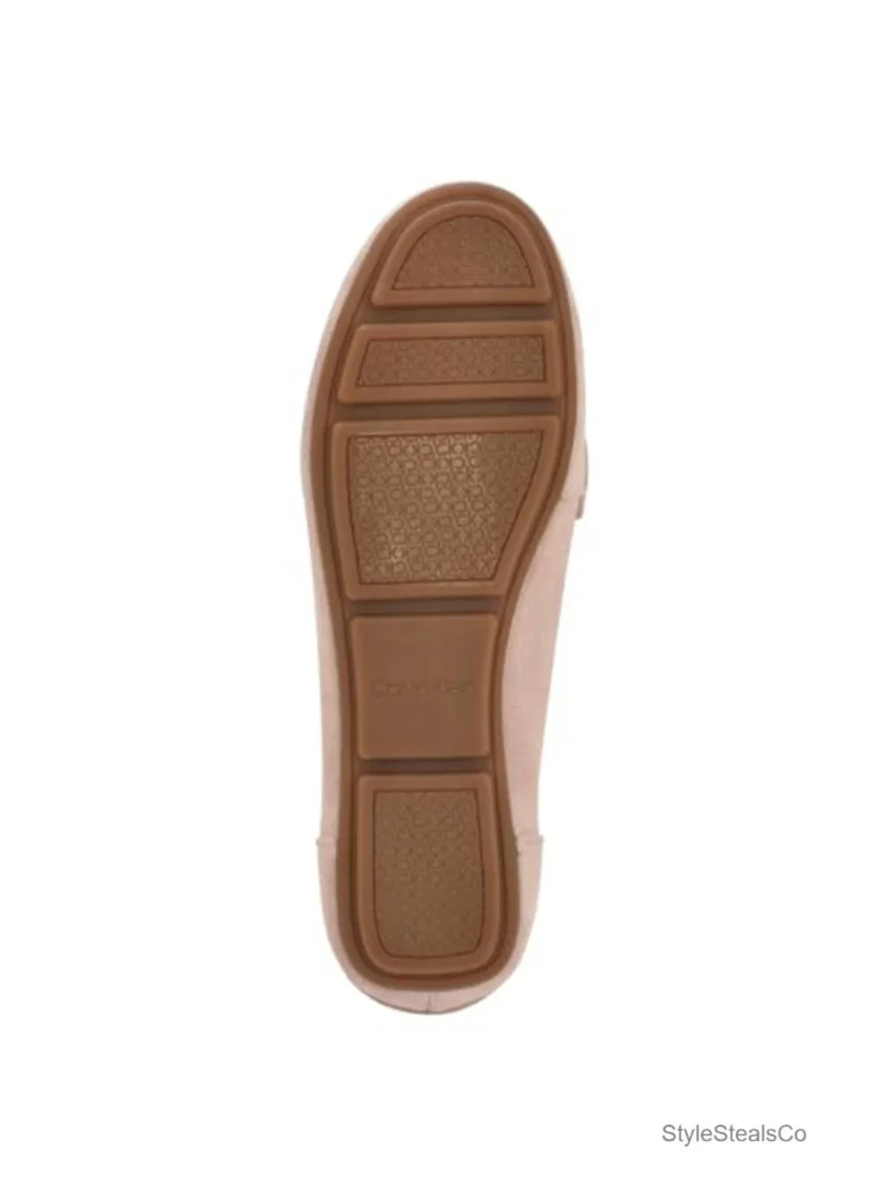 Suede Loafer with Buckle Detailing